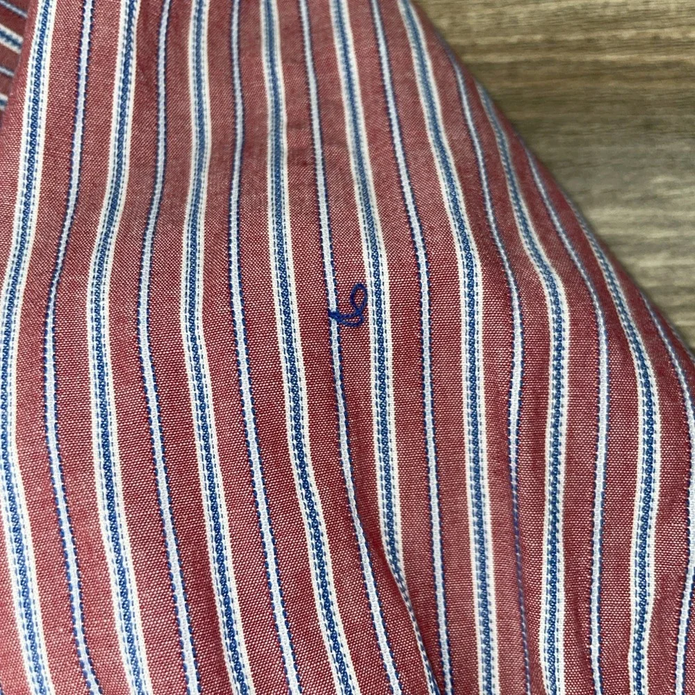 Levi Strauss Signature Striped Button Down Shirt Mens XLT